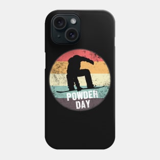 Vintage Powder Day | Snowboarder Phone Case