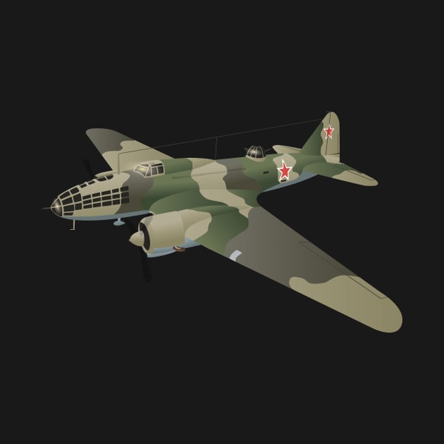 Ilyushin Il-4 Soviet WW2 Bomber by NorseTech