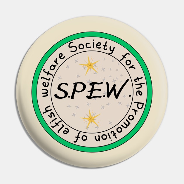 SPEW Badge Pin by Brynn-Hansen