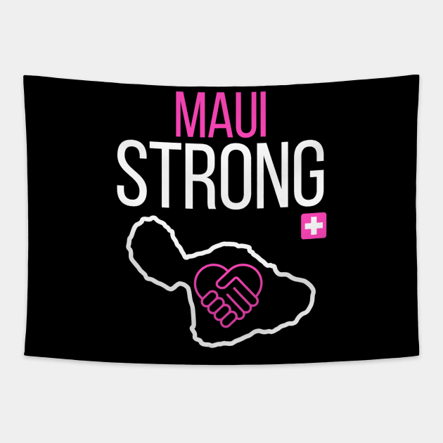 Pray for Maui Hawaii Strong design Tapestry by patelmillie51