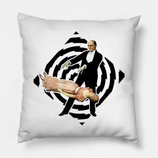 Hypnotize to float in the psychedelic universe Pillow
