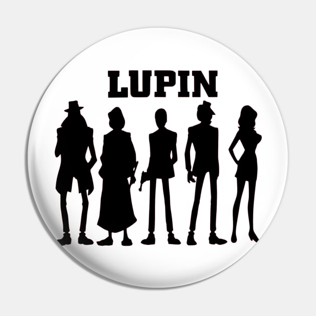 Lupin and his gang Pin by OtakuPapercraft