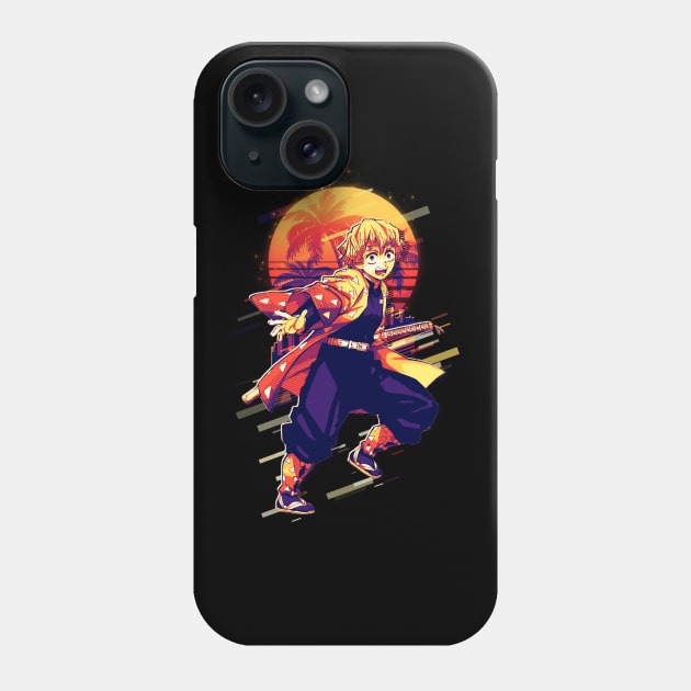 Zenitsu Agatsuma Phone Case by SiksisArt