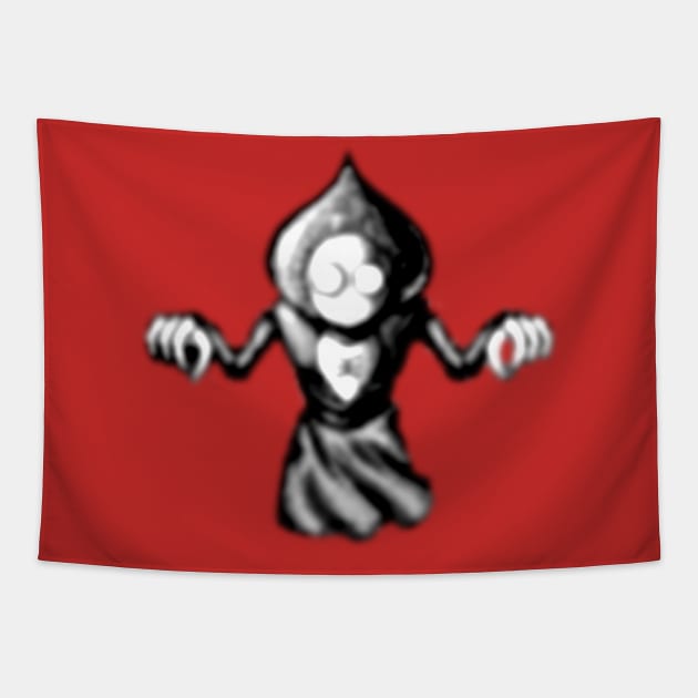 Flatwoods Monster's Ghost *GREY Tapestry by AWSchmit