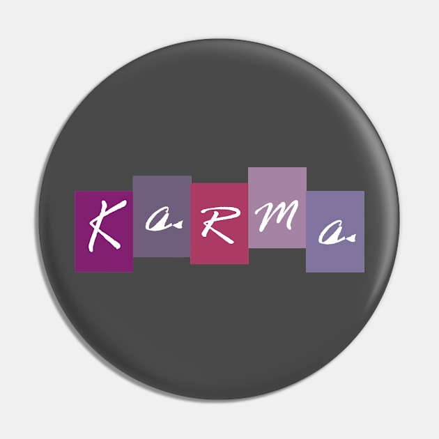 Karma Pin by wearmarked