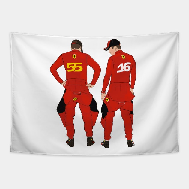 Carlos & Charles Tapestry by cutedrivers