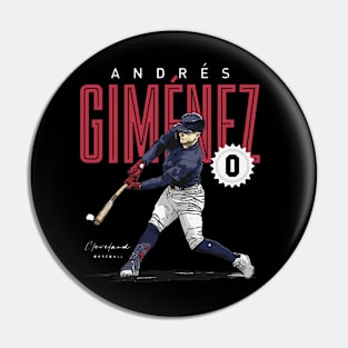 Andres Gimenez Cleveland Card Pin