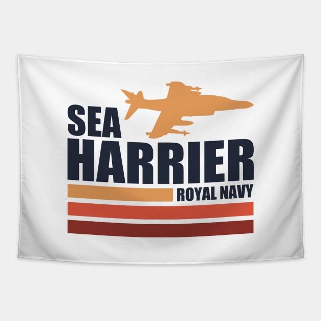 Sea Harrier Tapestry by Firemission45