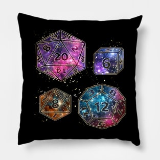 Galaxy Dice Set Pillow