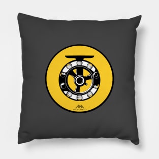 Fly Fishing Reel Sign Pillow