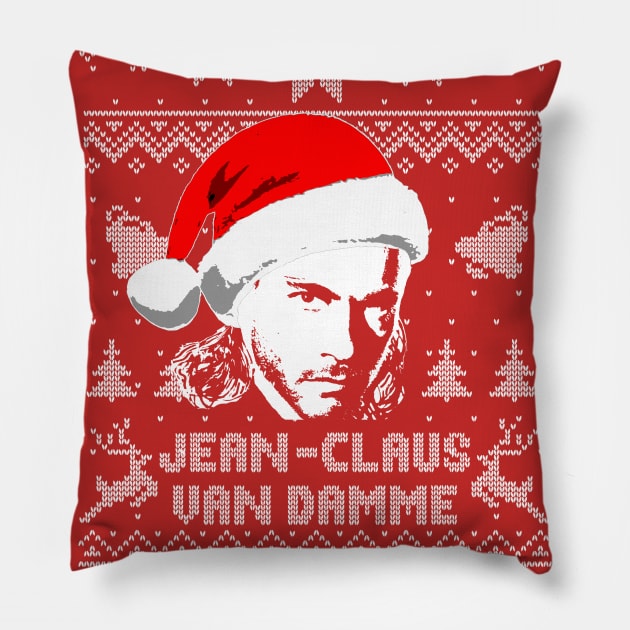 Jean Claus Van Damme Pillow by Nerd_art