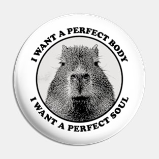 Meme Capybara Meme Pin