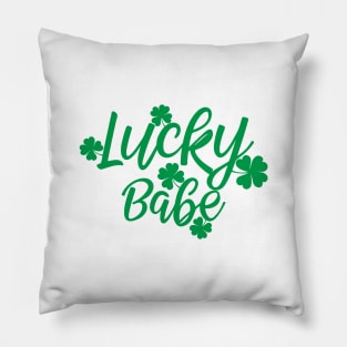 Lucky babe Saint Patricks Pillow