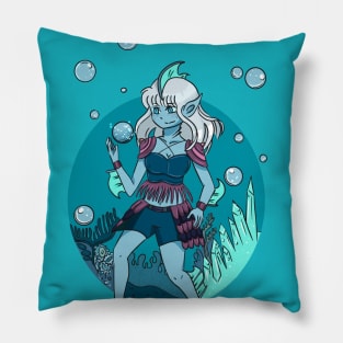 Aquatic Demon Pillow