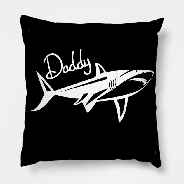 Daddy Shark Summer Trip - Father's Day Gift Pillow by diystore