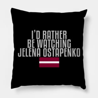 I'd rather be watching Jelena Ostapenko Pillow