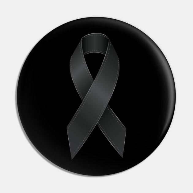 Mourning and melanoma symbol Pin by AnnArtshock