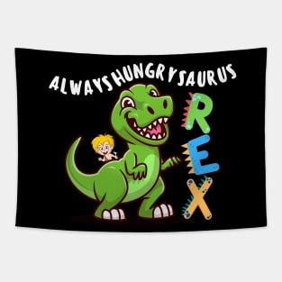 Always-Hungry-Saurus Rex Tapestry