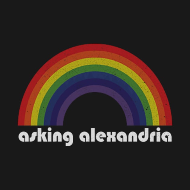 Asking Alexandria | Rainbow Vintage by Arthadollar