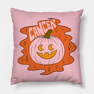 Cancer Jack O lantern Pillow