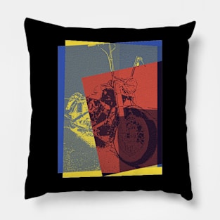 Abstract Chopper Pillow