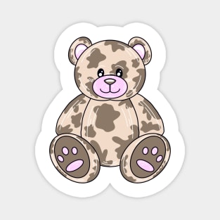 Brown Spotted Teddy Bear Magnet