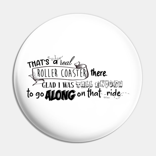 Rollercoaster ride Pin by Wenby-Weaselbee