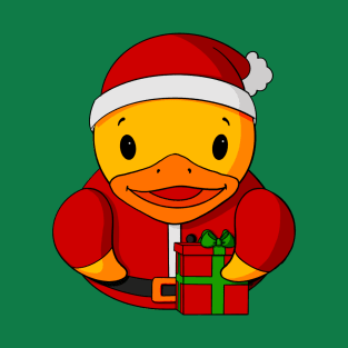 Santa Present Rubber Duck T-Shirt