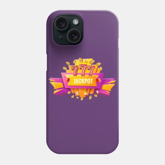 777 Jackpot Phone Case by Socalthrills