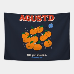 AGUST D tangerine Tapestry