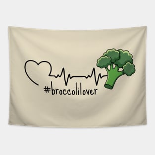 Broccoli In A HeartBeat Tapestry