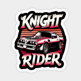 Distressed Vintage Knight Rider Magnet