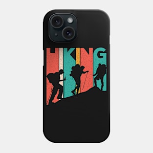 HIKING Vintage Mountain Design Phone Case