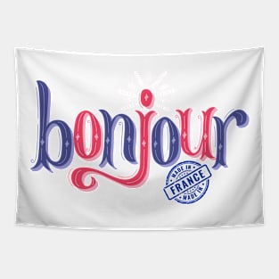 Bonjour Made in France Tapestry