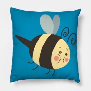 Blushing Bee Pillow