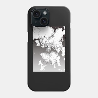 Hong Kong China City Map Phone Case