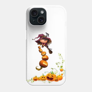 Graphic Style Halloween witch Phone Case