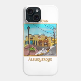 Store front in Old Town, Albuquerque New Mexico Phone Case