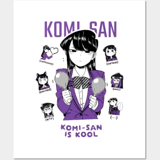 Blushing Komi-san Poster for Sale by PegShop