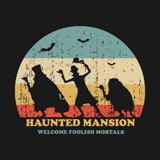 Haunted Mansion Vintage Retro Sunset T-Shirt