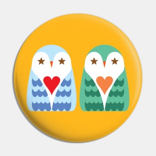 The Love Owls Pin