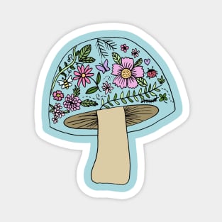 Garden Mushroom Magnet