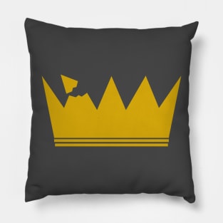 Broken Crown (centered) Pillow