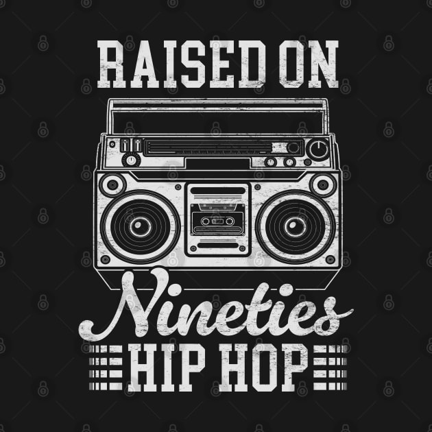 Raised on 90's Hip Hop: Funny Vintage Boom Box and Cassette Tape by TwistedCharm