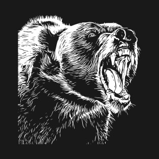 Animal grin, bear mouth. Ferocious Beast T-Shirt