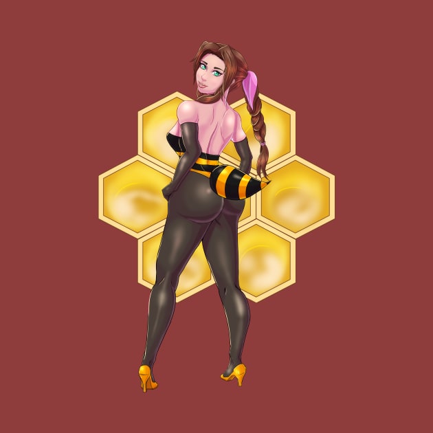 Honey Bee Aerith by zeocloud