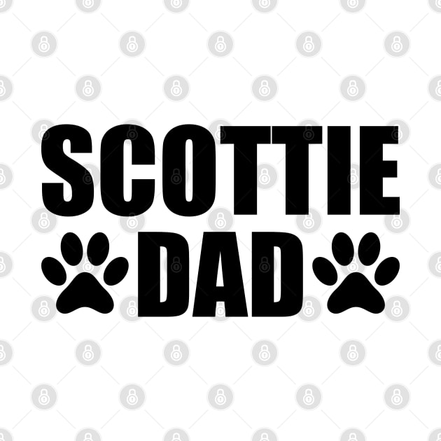 Scottie Dad - Scottie Dog Dad by KC Happy Shop