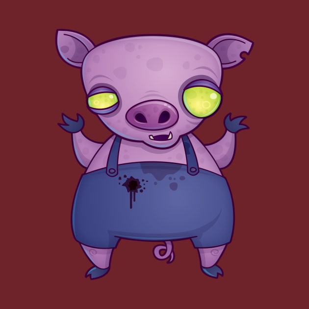 Zombie Piggy by fizzgig