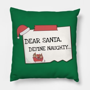 Dear Santa Kid Christmas Pillow