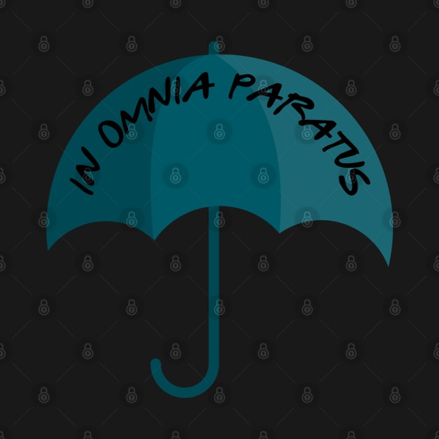 In Omnia Paratus II - Umbrella - Black - Gilmore by Fenay-Designs